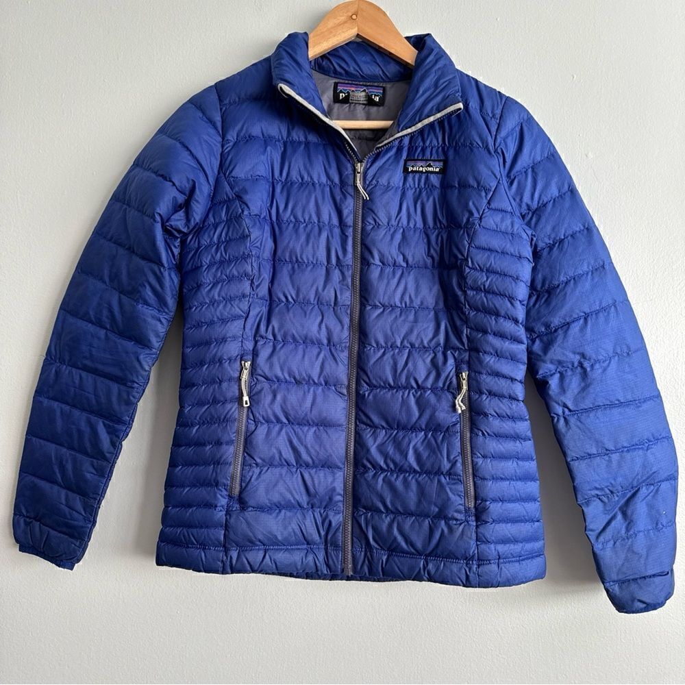 Patagonia Jacket Women XS Outdoor Nano Puff Down Filled Full Zip Goose